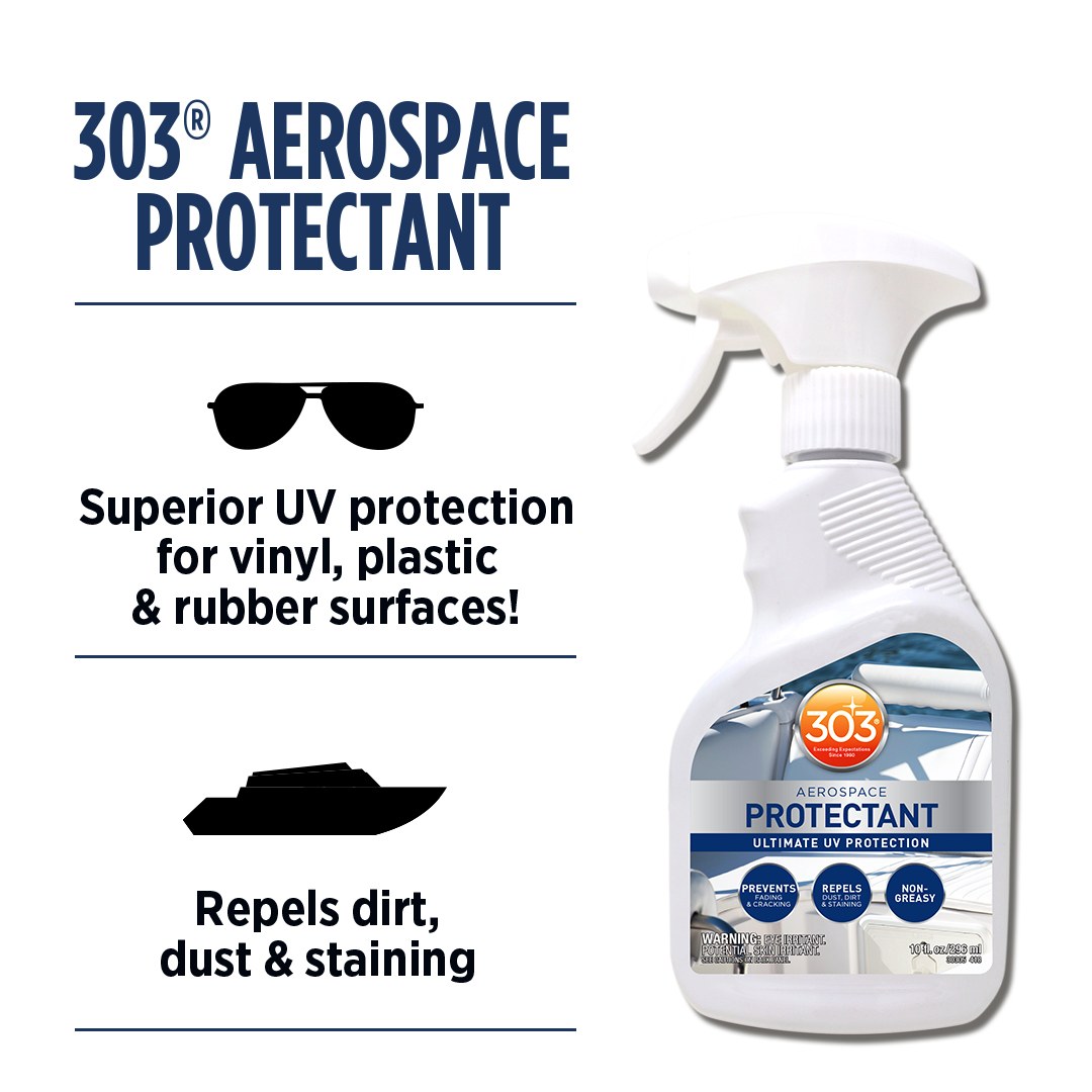303 Products Vinyl Protectant, Aerospace Protectant ™, 10 Ounce, 1 Spray Bottle – 30305