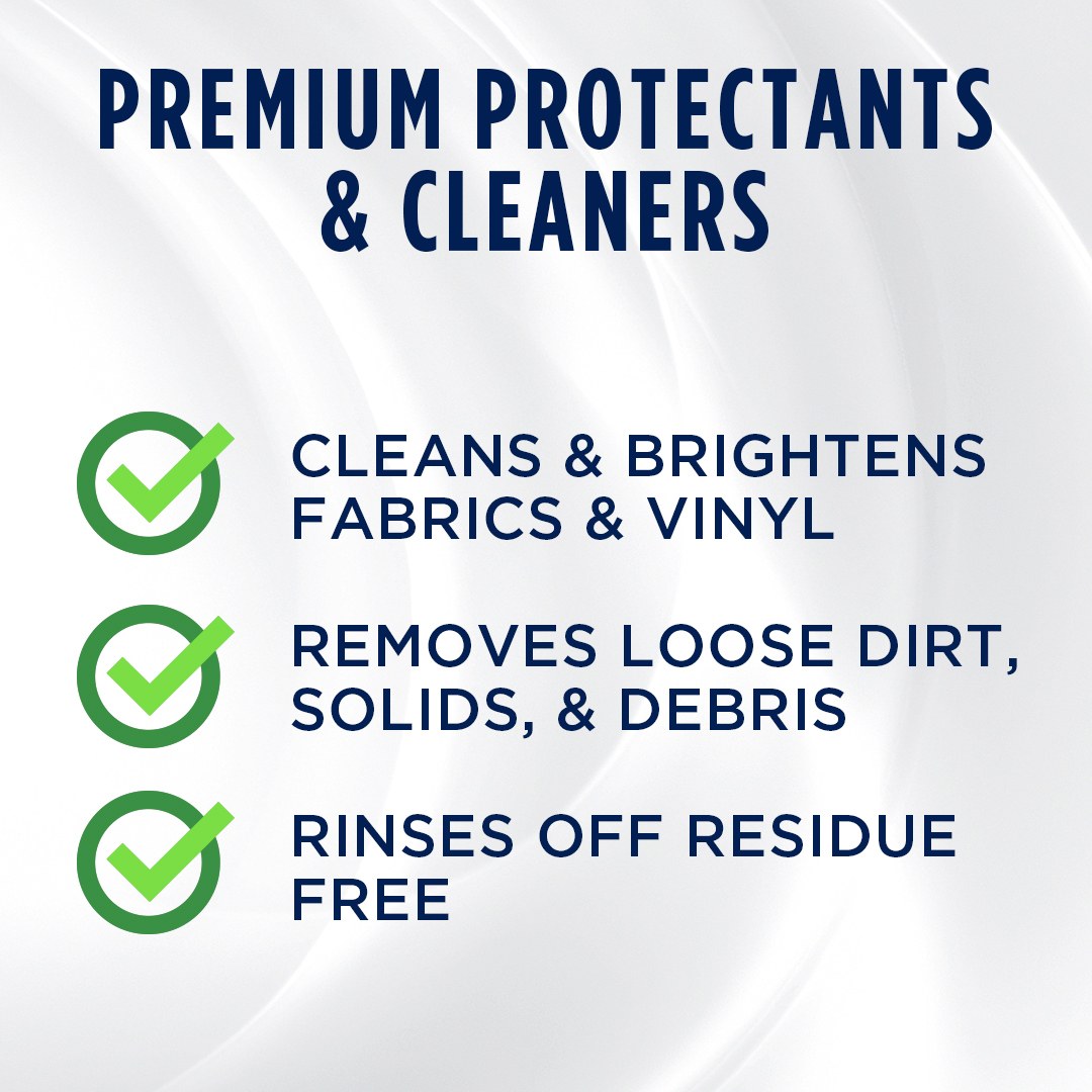 303 Products Vinyl Cleaner, 16 Ounce Spray Bottle, Single, Use to Clean Fabric and Vinyl Convertible Tops/ Tonneau Covers/ Car Bras – 30571