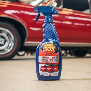 303 Products Vinyl Cleaner, 16 Ounce Spray Bottle, Single, Use to Clean Fabric and Vinyl Convertible Tops/ Tonneau Covers/ Car Bras – 30571