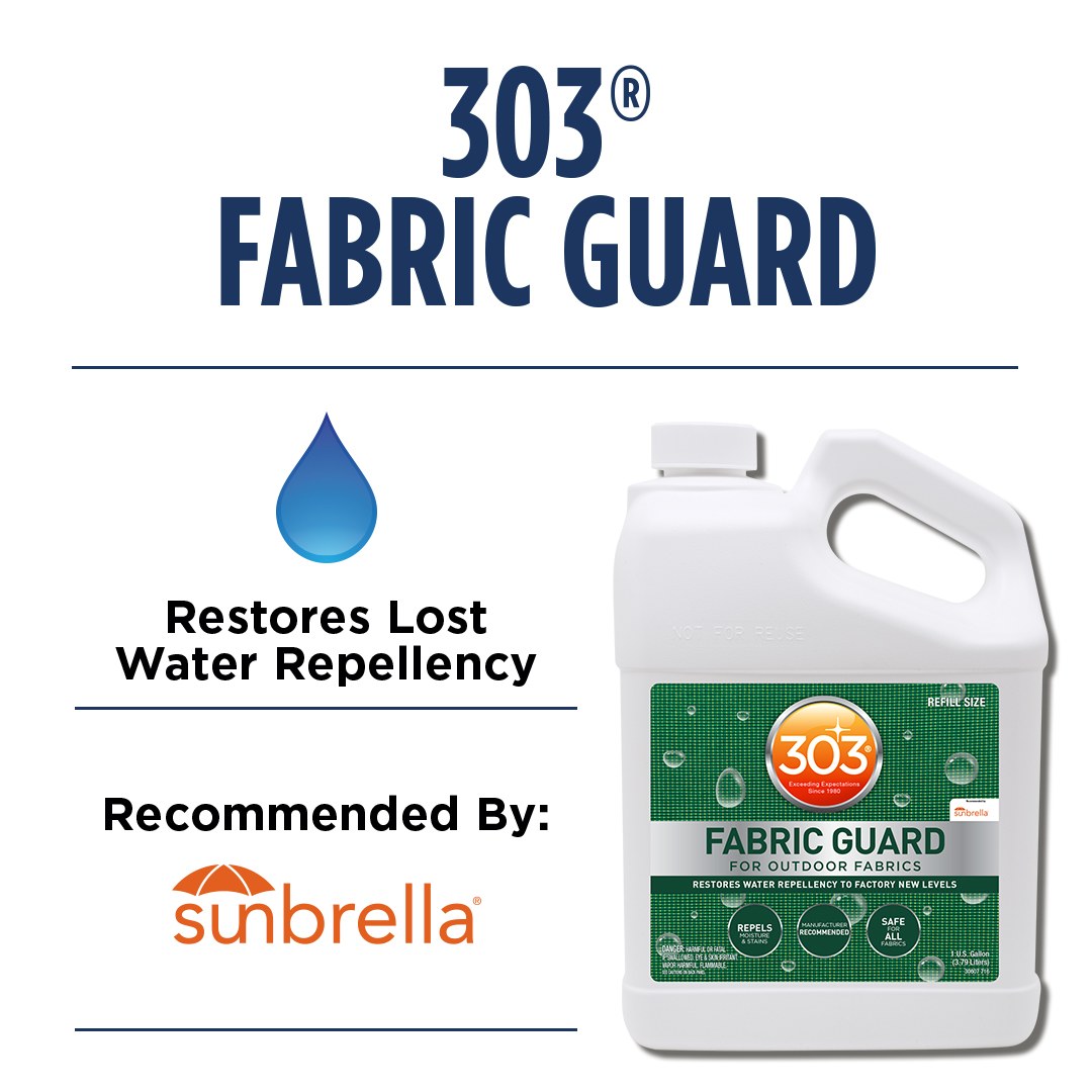 303 Products Water Repellent, For Synthetic and Natural Fibers, 1 Gallon Jug, Single – 30607