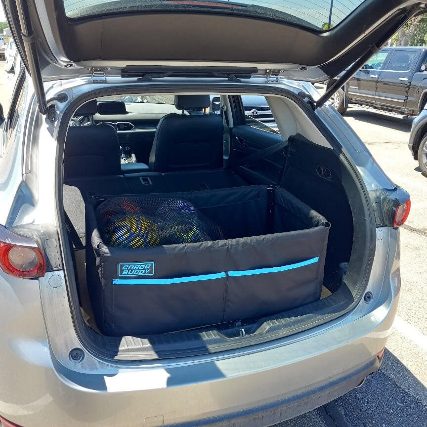 Tonneau Budd Cargo Organizer, Cargo Buddy HD, Cargo Area of SUV and Truck, Single Compartment with 2 External Pockets, Black – CBHD