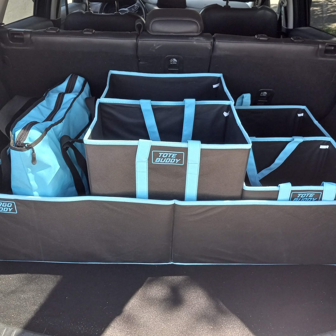 Tonneau Budd Cargo Organizer, Cargo Buddy, Cargo Area of SUV and Truck, Single Compartment, Collapsible, Black, Polyester – CBMS