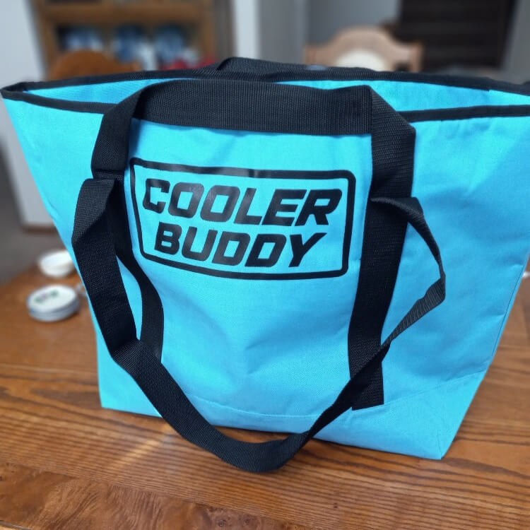 Tonneau Budd Beverage Cooler, Cooler Buddy, 23-3/4 Inch Width X 15-1/2 Inch Height X 7 Inch Depth, Bag Style, Light Blue – CLR