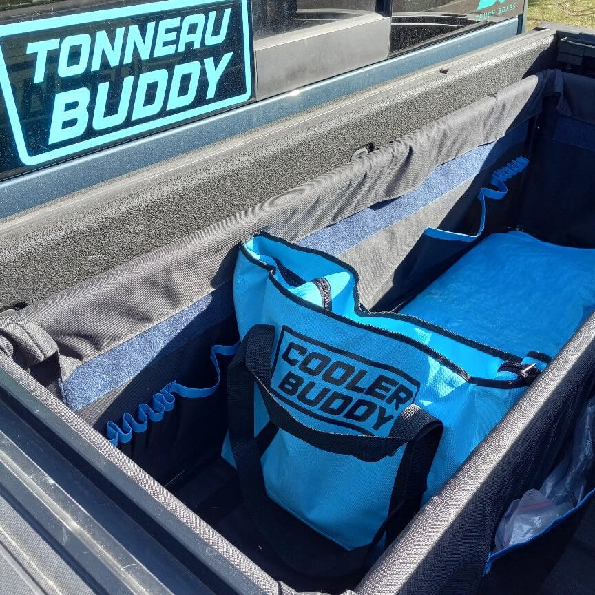 Tonneau Budd Beverage Cooler, Cooler Buddy, 23-3/4 Inch Width X 15-1/2 Inch Height X 7 Inch Depth, Bag Style, Light Blue – CLR