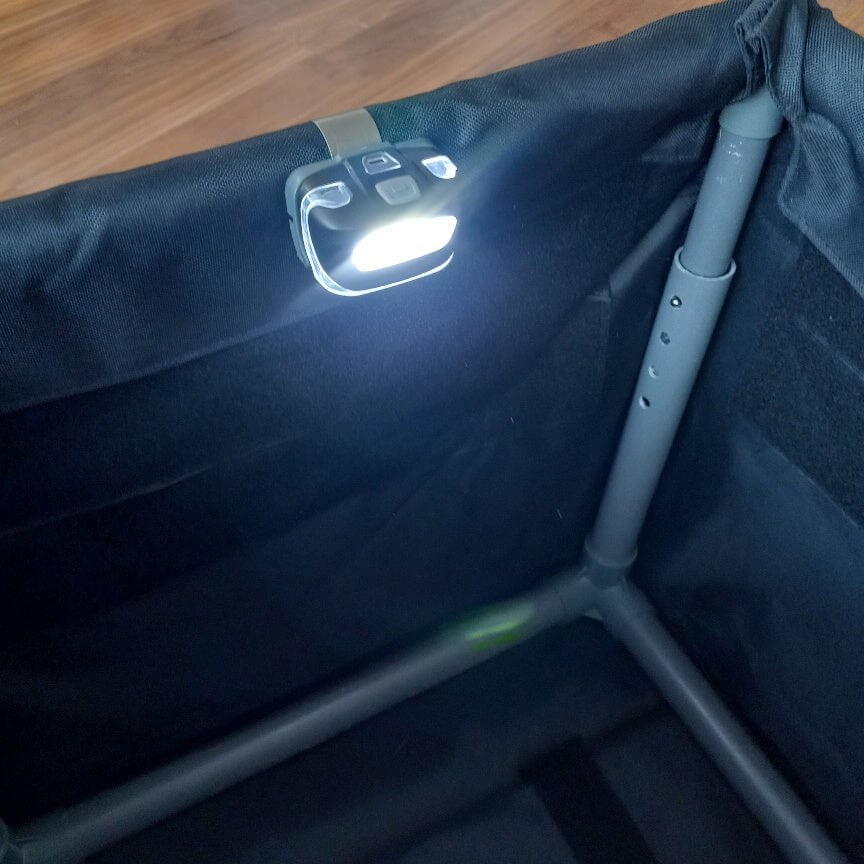 Tonneau Budd Cargo Area Light, Clear, Mounts on Top Rail of Tonneau Buddy Cargo Organizer, Set of 2, Uses 3 Aaa Batteries (not Included) – LHT