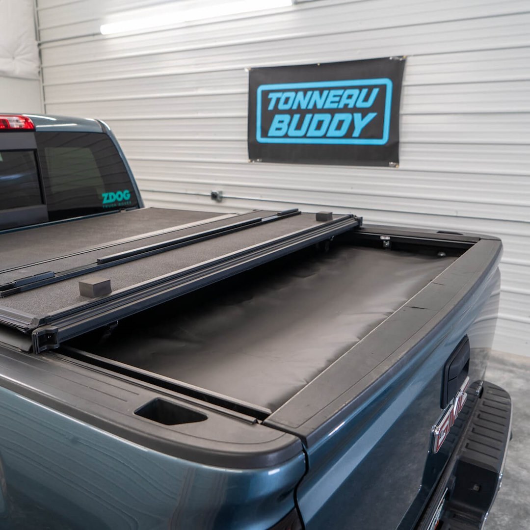 Tonneau Budd Cargo Organizer Cover, For Use with Standard Tonneau Buddy Full Size HD and Full Size Cargo Organizer, 58.25 Inch Length, Black – TBFSTC