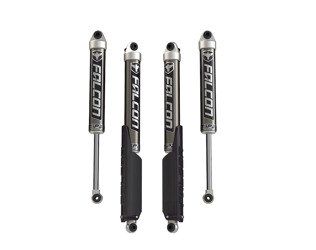 TeraFlex Shock Absorber, Falcon ™, Hydraulic, Without External Reservoir, Non Adjustable Valving, Without Shock Boots – 10-02-21-400-200