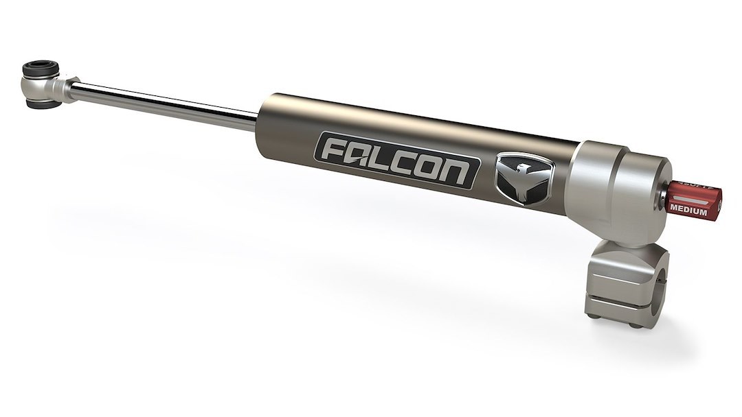 TeraFlex Steering Stabilizer, Falcon Nexus 2.2, Single, Without Reservoir, With Adjustment Knob/ Bracket/ Hardware – 01-02-22-110-158