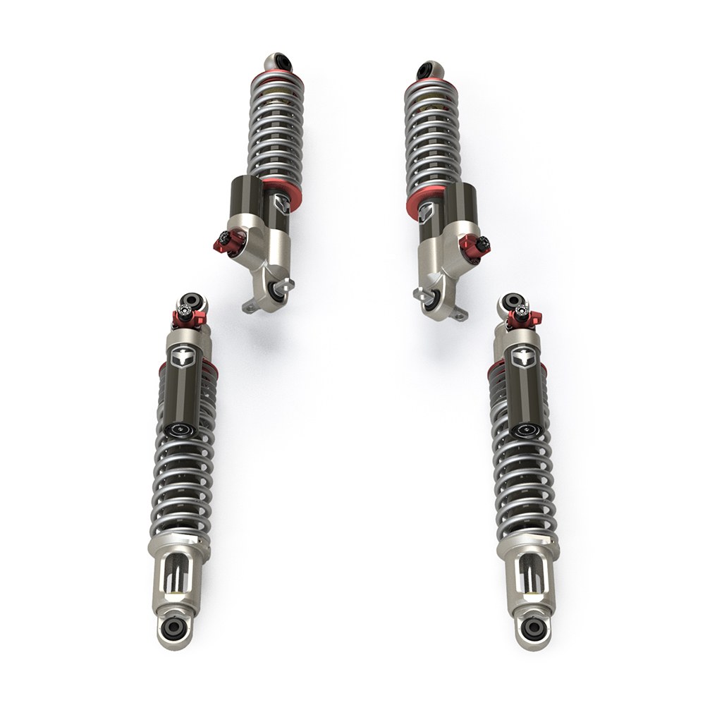 TeraFlex Coil Over Shock Absorber, Falcon 3.3, Adjustable Dampening, Ride Height Adjustable 0 to 3-1/2 Inch Lift – 24-03-33-400-352