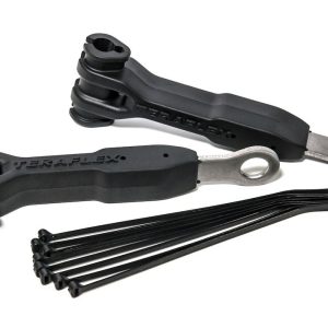 TeraFlex Brake Line Relocation Bracket, 5 Inch Length, With 2 Brackets/ 8 Zip Ties – 1101255