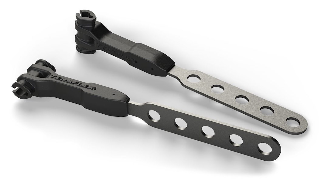 TeraFlex Brake Line Relocation Bracket, With 5 Mounting Holes, With 2 Brackets/ 8 Zip Ties – 1101356