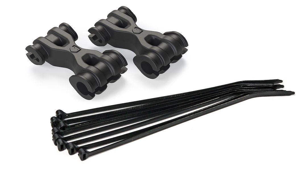 TeraFlex Brake Line Relocation Bracket, For Use with Up to 5 Inch Lift, With 2 Brackets/ 8 Zip Ties – 1101455