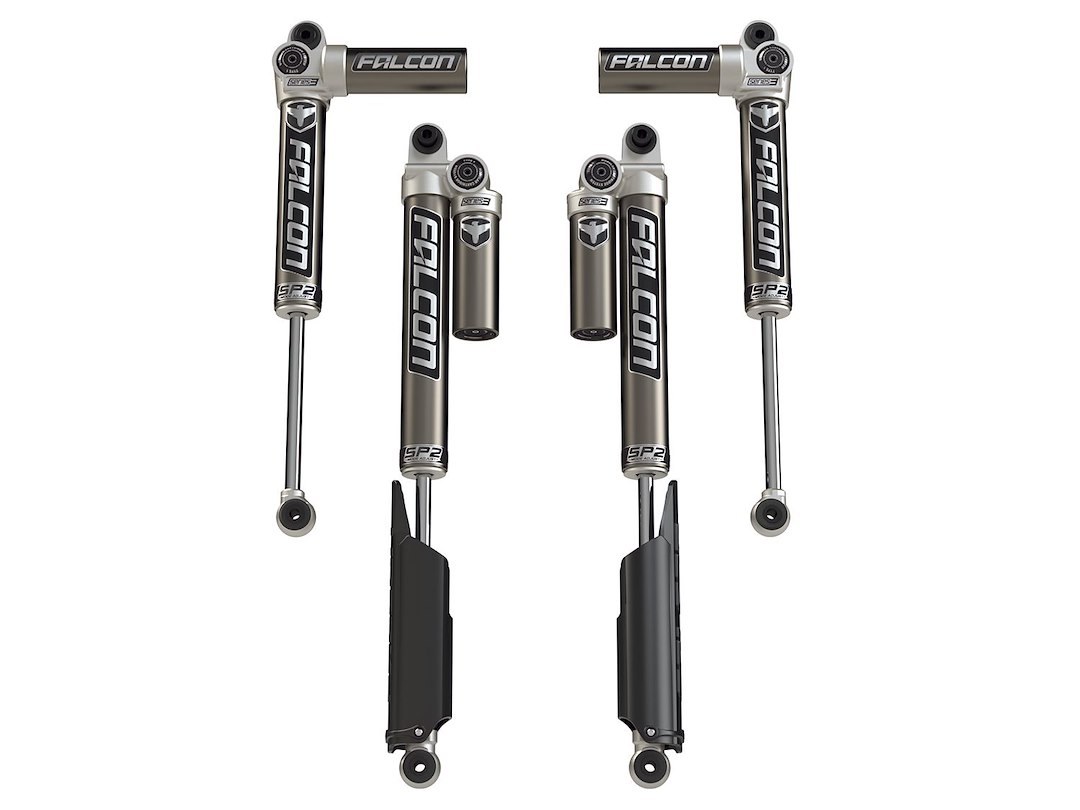 TeraFlex Shock Absorber, Falcon 3.1, Hydraulic, With External Reservoir, Non Adjustable Valving, Without Shock Boots – 11-02-31-400-200