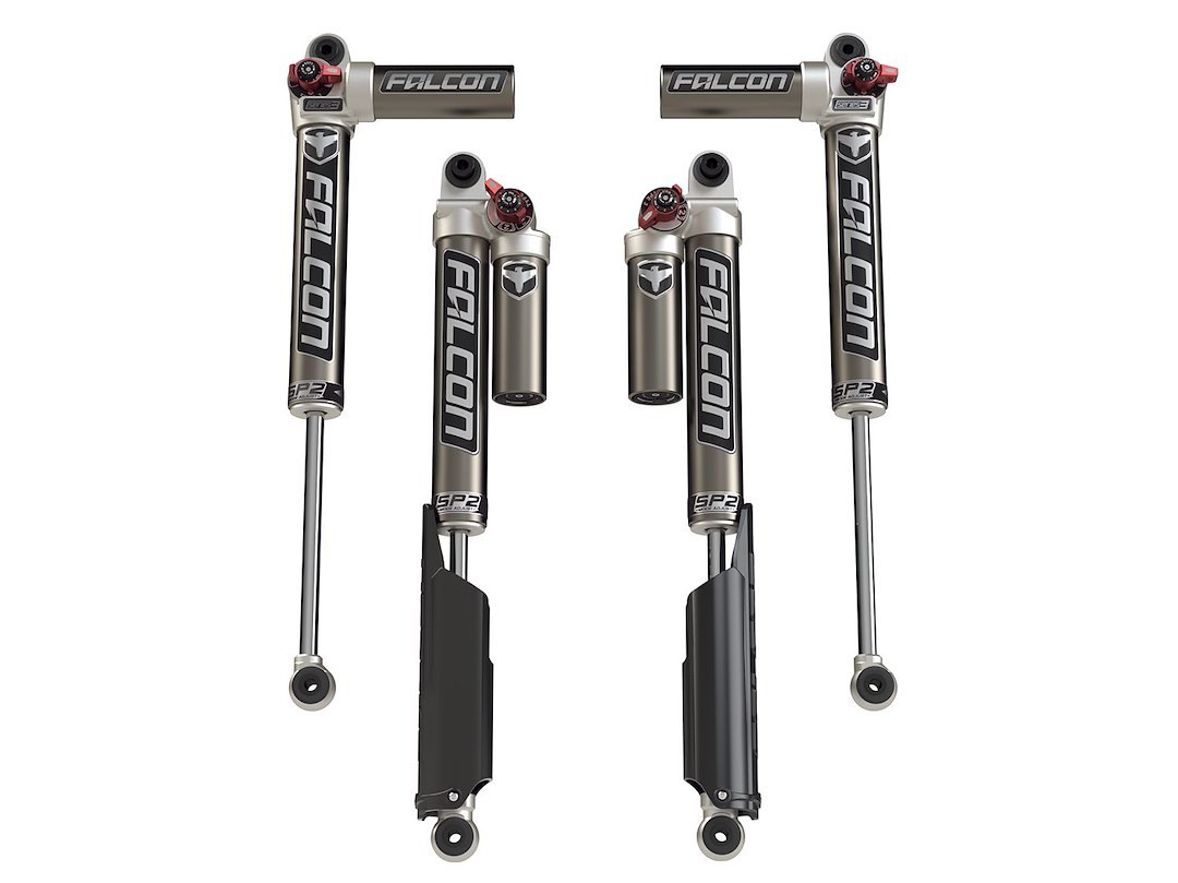 TeraFlex Shock Absorber, Falcon 3.3, Hydraulic, With External Reservoir, Adjustable Valving, Without Shock Boots, Bronze Shock Body – 11-02-33-400-200