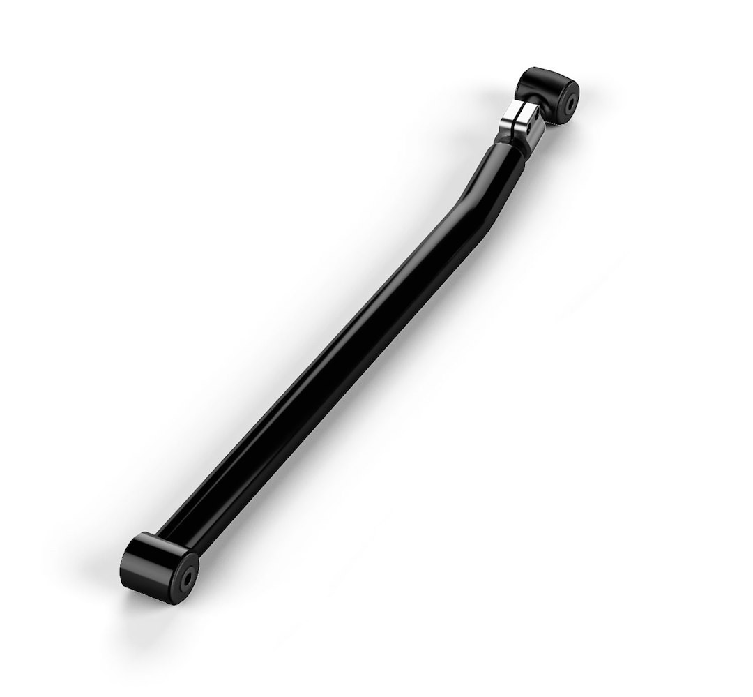 TeraFlex Control Arm, Alpine Flexarm, Tubular, Adjustable from 33-3/4 Inch to 35-1/4 Inch Length, Black, Steel, With Rubber Bushings, Single – 1131501