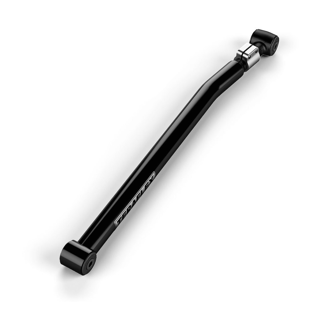 TeraFlex Control Arm, Alpine Flexarm, Tubular, Adjustable from 33-3/4 Inch to 35-1/4 Inch Length, Black, Steel, With Rubber Bushings, Single – 1131511