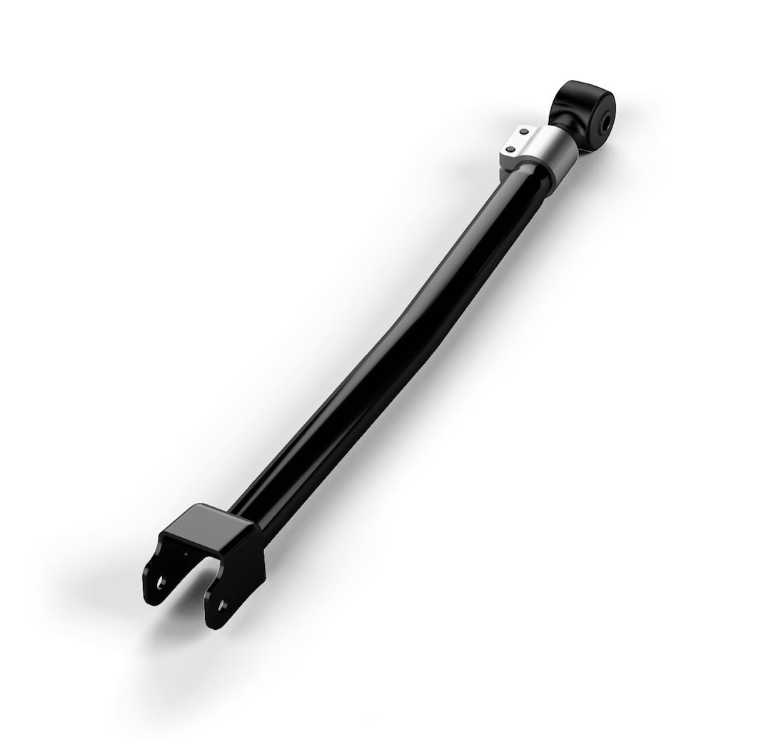 TeraFlex Control Arm, Alpine Flexarm, Tubular, Adjustable from 27-3/8 Inch to 28-7/8 Inch Length, Black, Steel, With Rubber Bushings, Single – 1131531