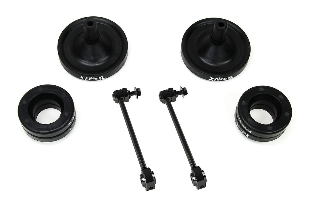 TeraFlex Lift Kit Suspension, 2 Inch Front Lift, 1 Inch Rear Lift, Without Shock Absorbers IN Kit – Shock Change Not Necessary – 1155200