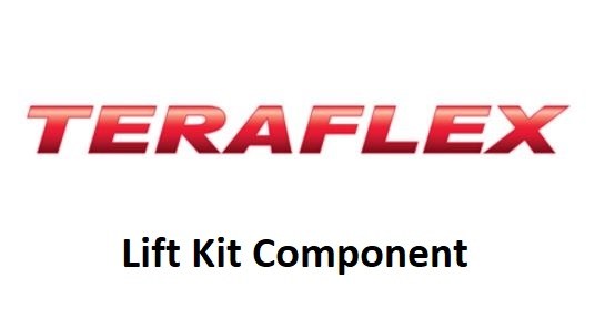 TeraFlex Control Arm, Alpine Flexarm, Tubular, Non-Adjustable, Black, Steel, With Bushings, Set of 2 – 1310521