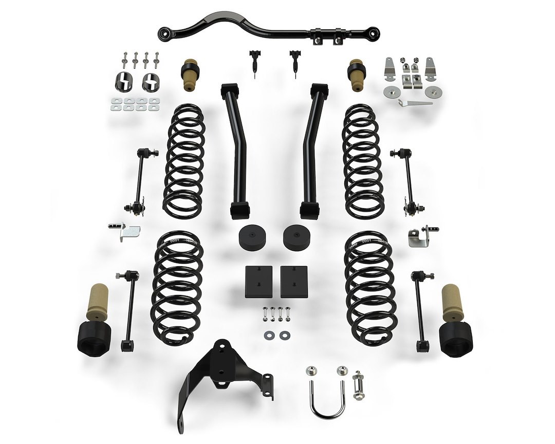 TeraFlex Lift Kit Suspension, Sport S/T2, 2-1/2 Inch Front Lift, 2-1/2 Inch Rear Lift – 1312000