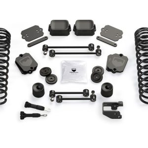 TeraFlex Lift Kit Suspension, Base, 3-1/2 Inch Front Lift, 3-1/2 Inch Rear Lift, Without Shock Absorbers IN Kit – Shock Change Necessary – 1355000