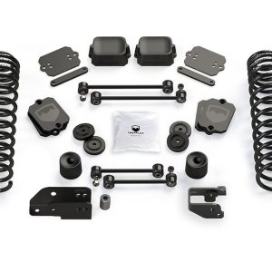 TeraFlex Lift Kit Suspension, 3-1/2 Inch Front Lift, 3-1/2 Inch Rear Lift, Without Shock Absorbers IN Kit – Shock Change Necessary – 1356000