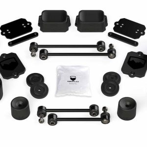 TeraFlex Lift Kit Suspension, 3 Inch Front Lift, 2-1/2 Inch Rear Lift, Without Shock Absorbers IN Kit – Shock Change Not Necessary – 1365305