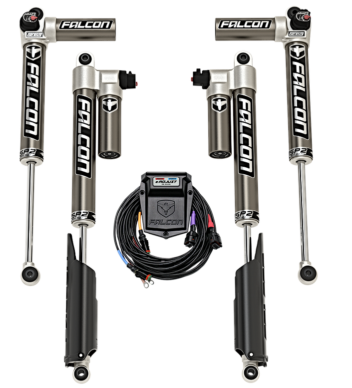TeraFlex Shock Absorber, Falcon SP2 3.5 E-Adjust, Hydraulic, With External Reservoir, Electronic Adjustable Valving – 14-03-35-400-200