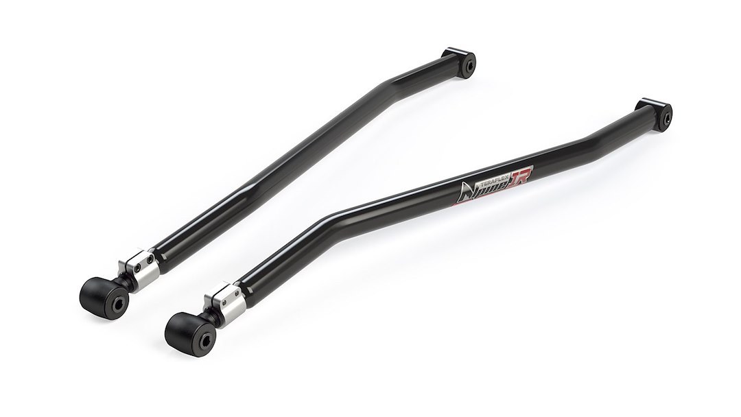 TeraFlex Control Arm, Alpine Ir (independent Rotation), Tubular, Adjustable, Black, Steel, With Ir Bushings, Set of 2 – 1418560