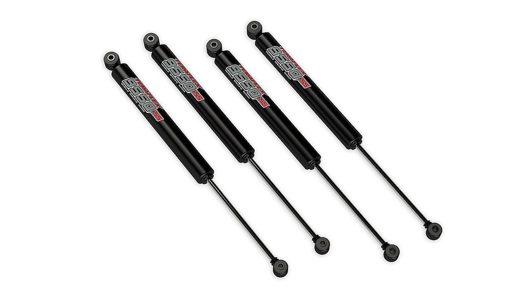 TeraFlex Shock Absorber, 9550 Vss, Nitrogen Gas Charged Twin Tube, Without Reservoir, Non Adjustable Valving, Without Shock Boots, Black – 1545350