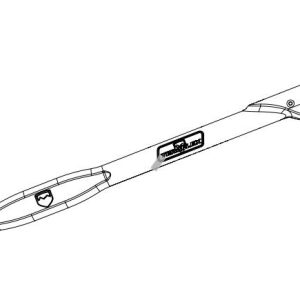 TeraFlex Track Bar, Heavy Duty, With 0 to 6 Inch Lift, Adjustable, Black – 1764420