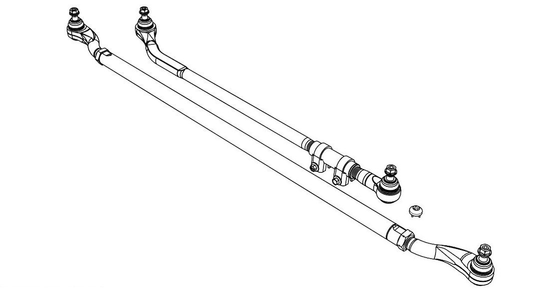 TeraFlex Steering Upgrade Kit, Heavy Duty, Heavy Duty Replacement, With Tie Rod Assembly/ Drag Link Kit – 1853900
