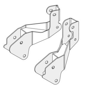 TeraFlex Control Arm Relocation Bracket, For Use with 2-1/2 to 4-1/2 Inch Lift – 1938125