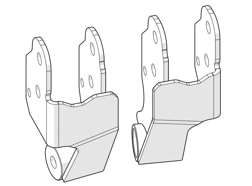 TeraFlex Control Arm Relocation Bracket, For Use with 1 Inch or Higher Lift – 1938225