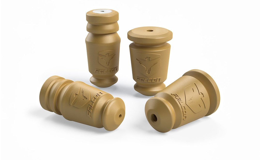 TeraFlex Bump Stop, Falcon, For Use with 1-1/2 Inch Lift Kit, Nitrogen Charged Microcellular Polyurethane, Tan, Set of 4 – 1959200