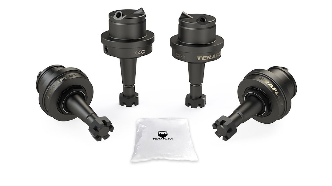 TeraFlex Ball Joint, Heavy Duty, Press IN, Preload Adjustable, Greaseable, For Use with Dana 30/ Dana 44 Axles, Non-Rebuildable – 3452010