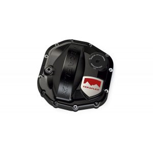 TeraFlex Differential Cover, Heavy Duty, Dana 35 Advantek M200 Axle, 12 Bolt, Without Girdle, With Fill Plug, With Drain Plug, Black – 3990735