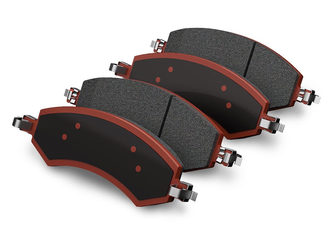 TeraFlex Brake Pad, Replacement for Teraflex Big Brake Conversion Kit, Semi-Metallic, With 2 Inner Brake Pads and 2 Outer Brake Pads/ Clips – 4303430