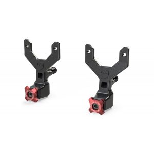 TeraFlex Jack Mount, Uinta, For Use with Hi-Lift Jack, Mounts to Unita Cargo Anchors or OE Bed Rails, Black Brackets/ Red Knobs, Aluminum – 4831030