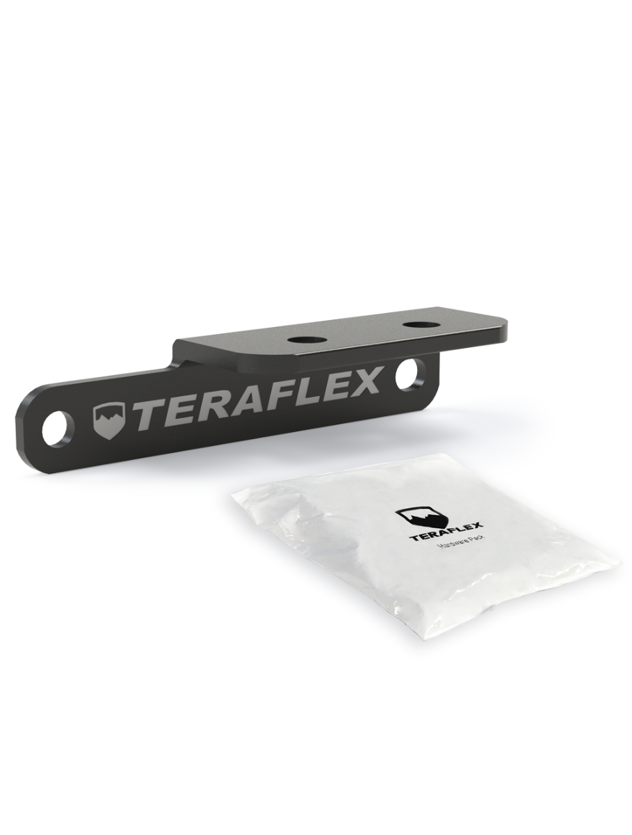 TeraFlex CB Radio Antenna Mount, Tailgate Mount, With Bracket/ Installation Hardware, Anodized, Black, 6061-T6 Aluminum – 4832040