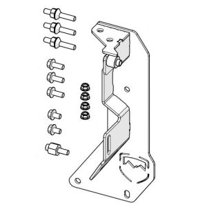 TeraFlex Jack Mount, For Use with Hi-Lift Jack, Mounts to Alpha HD Tire Carrier, Black, Steel – 4838270
