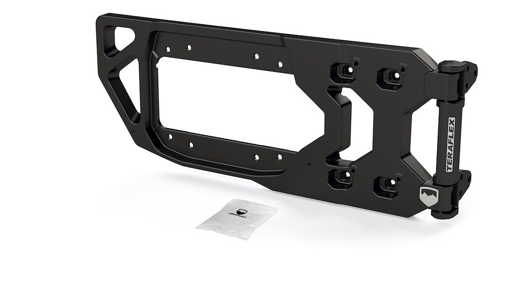 TeraFlex Spare Tire Carrier Reinforcement Bracket, HD Hinged Carrier, Replaces OE Tailgate Hinge – 4838900