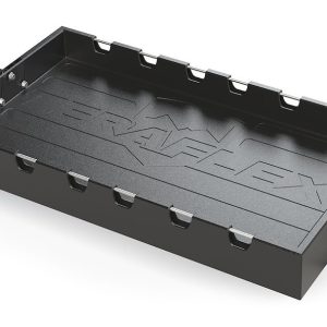 TeraFlex Cargo Carrier, Sierra, Rack Style, OE Roll Bar Mount, 75 Pound Capacity, 20 Inch Length X 37 Inch Width X 3 Inch Height, Black – 7102000