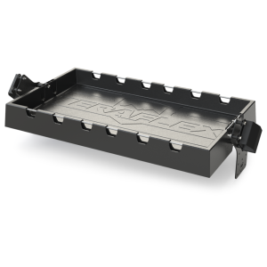 TeraFlex Cargo Carrier, Sierra, Rack Style, OE Roll Bar Mount, 75 Pound Capacity, 20 Inch Length X 37 Inch Width X 3 Inch Height, Black – 7102400