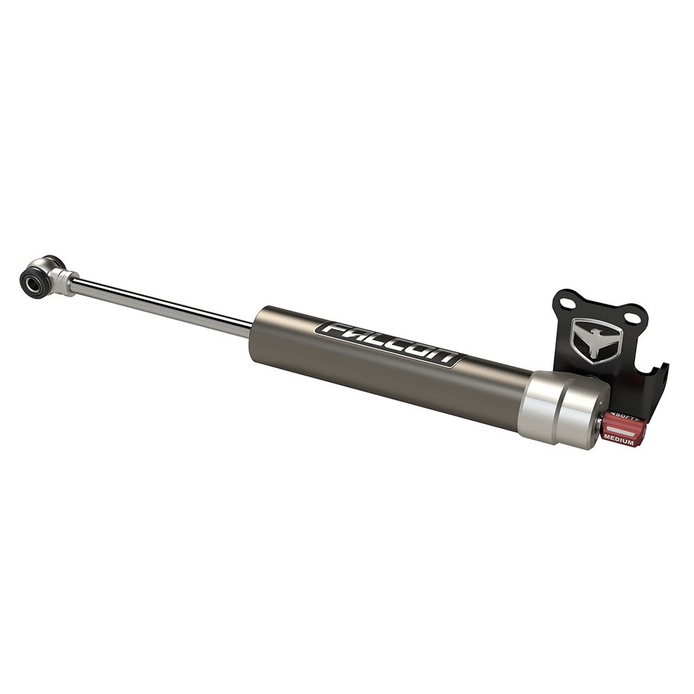 TeraFlex Steering Stabilizer, Falcon Nexus 2.2, Single, Without Reservoir, With Adjustment Knob/ Bracket/ Hardware – 09-02-22-110-000