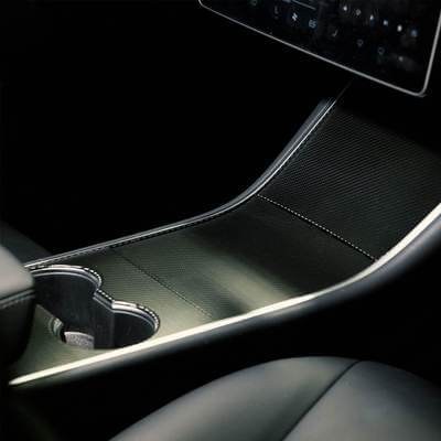 Tesbros Protective Film, Direct-Fit, Protection for Center Console, Matte Black, Vinyl – TB-CC-MTEBLK