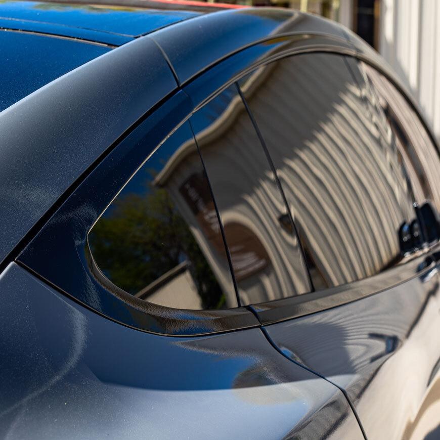 Tesbros Chrome Delete Kit, To Remove Exterior Chrome Trims, Satin Black, Vinyl – TB-CDX-STNBLK