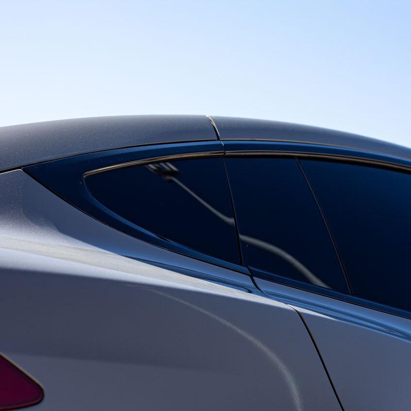 Tesbros Chrome Delete Kit, To Remove Exterior Chrome Trims, Satin Black, Vinyl – TB-CDX-STNBLK