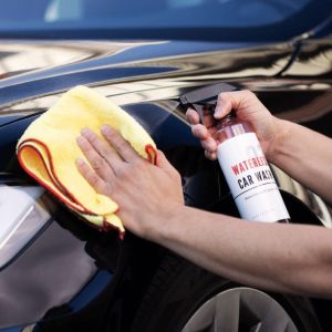Tesbros Car Wash, Liquid, One 16 Ounce Spray Bottle, With Carnauba Wax – TB-WATERLESSWAX-1