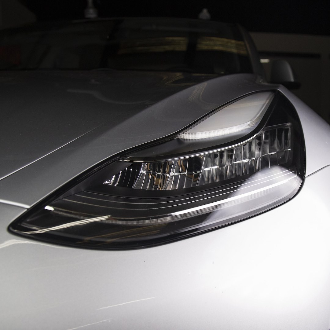 Tesbros Protective Film, Protection for Headlight and Fog Light, Clear, Vinyl – TB-HEADLIGHTPPF-3